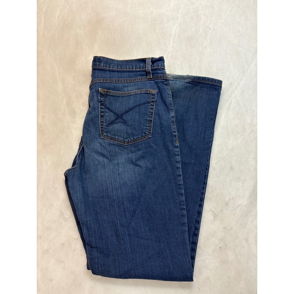 Jenna + Georgia Cinch Jeans Women's 33 Blue Denim Bootcut Stretch‎